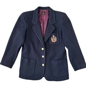 Vintage schoolboy blazer 1980s Liz Claireborne Liz Sport Academia